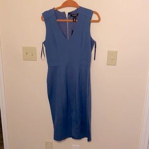 Blue work dress